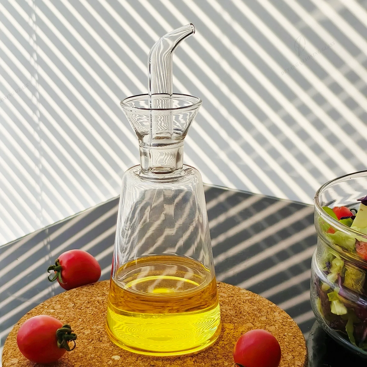 Oil Dispenser accessories borosilicate glass bottle oil and vinegar soy sauce dispenser Condiment Container kitchen