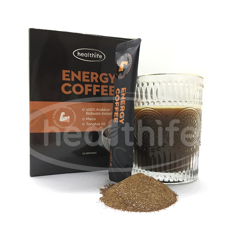 Энергетический кофе Healthife Maca для мужчин Tongkat Ali Power