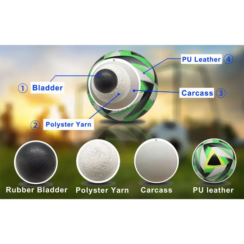 New Design & New Style PU Material Performance Soccer Ball size 5 Thermal Bonding Soccer Ball football ball