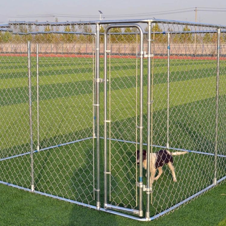 Amazon Best Selling Stainless Steel Large Firm Animal Pet Cages Dog Kennel with Wheels