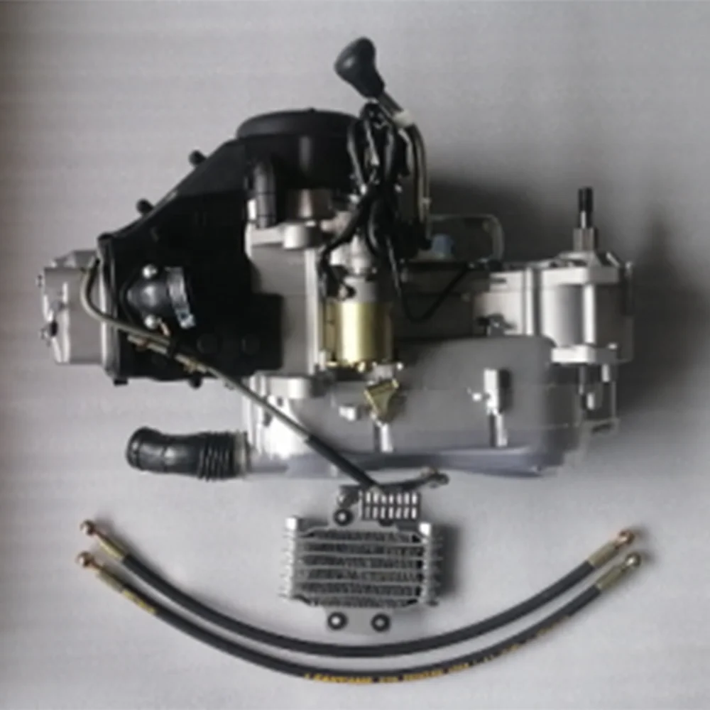 Двигатель 200CC CVT GY6 в сборе с масляным охлаждением Электрический автоматический старт обратным ходом (1 + 1) мотовездехода мотор двигателя Go-Kart