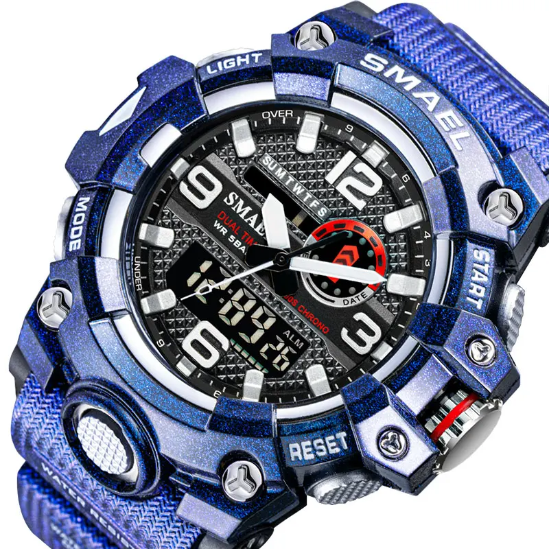 SMAEL multifunctional colorful 8035 Sport watch  digital jam tangan for present