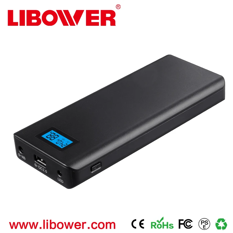 Внешний аккумулятор Libower 12 В 24 15600 мАч, портативное зарядное устройство для ноутбука 20 в