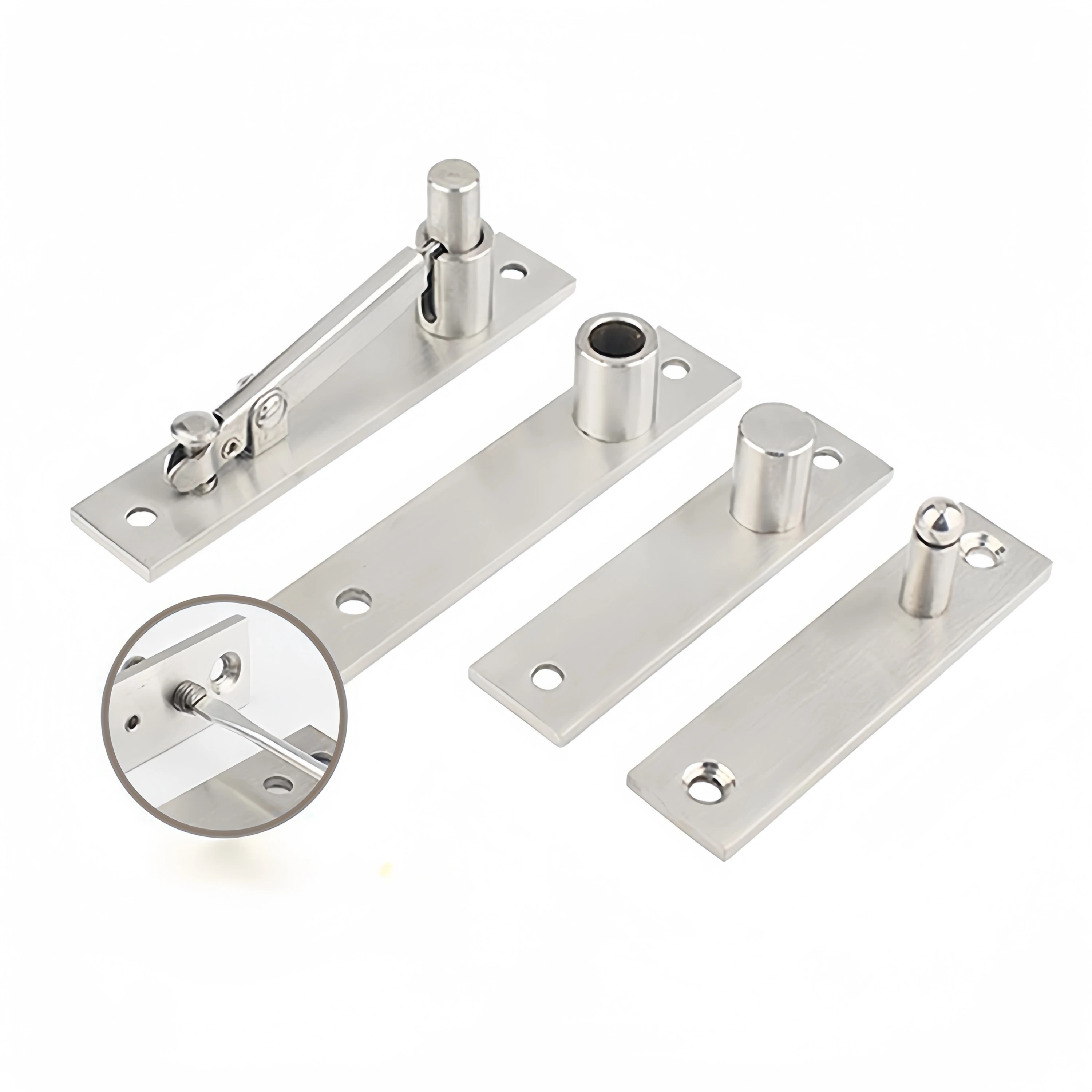 Modern Rotating Glass Door Pivot Hinge Wooden Door Stainless Steel 360 Degree Door Pivot Hinges