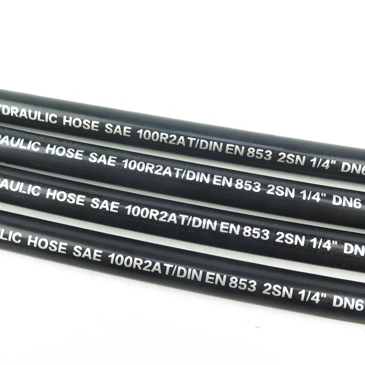 Heat Resistant Oil Wrap Surface Multicolour 1 1/2 Inch Flexible Rubber Hose Pipe Concrete Pump