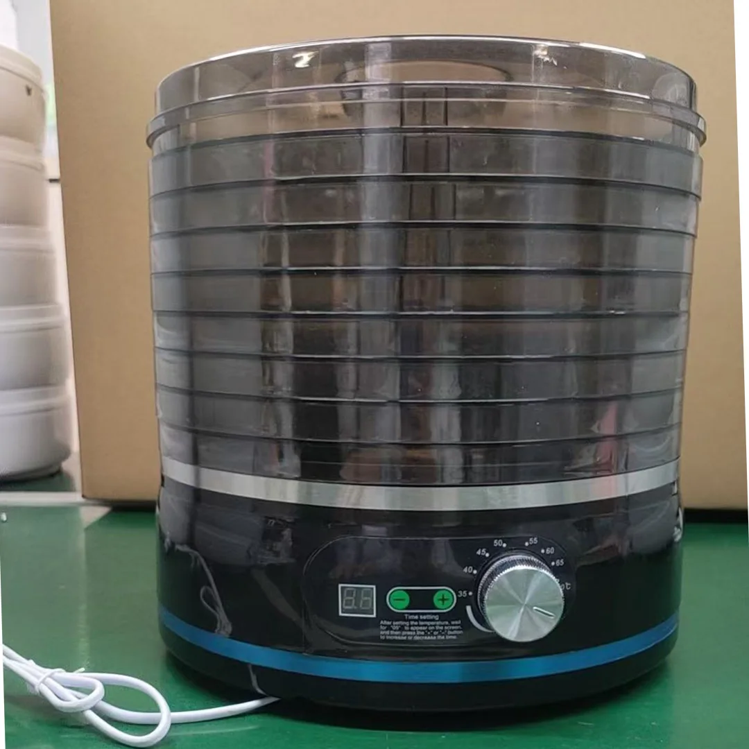Portable Home Use Hot Selling 8 Trays Food Dryer Digital Fruits Ginger Carrot Clove Onion Food Drying Machine Dehydrator