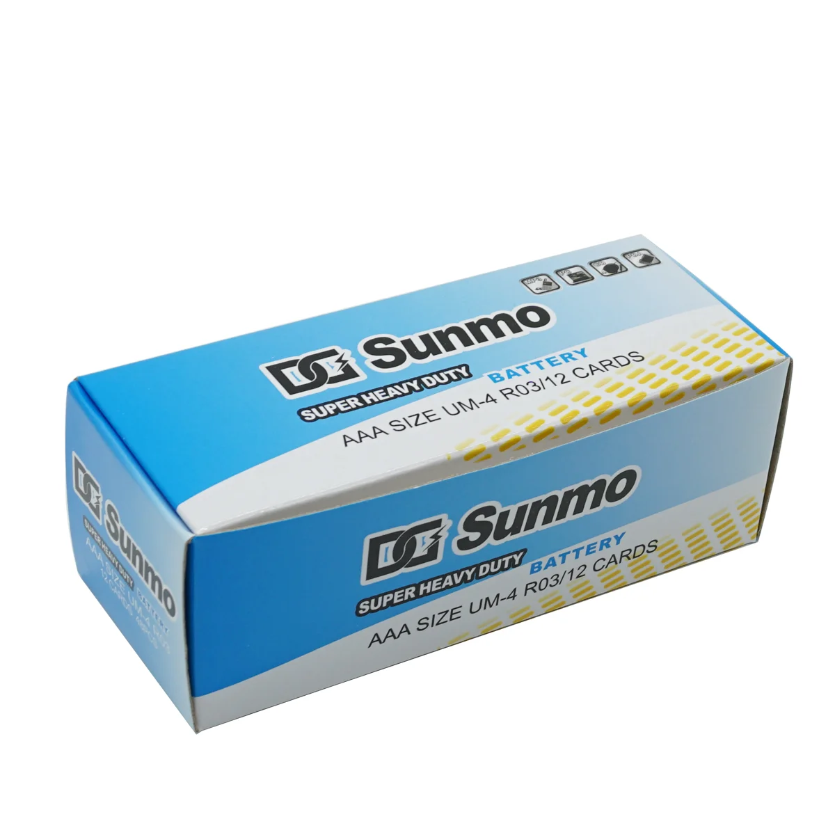  DG Sunmo Pilas 1 5 V AAA R03 R03P UM4 Углеродные цинковые сухие батареи удаленные Производители поставки под