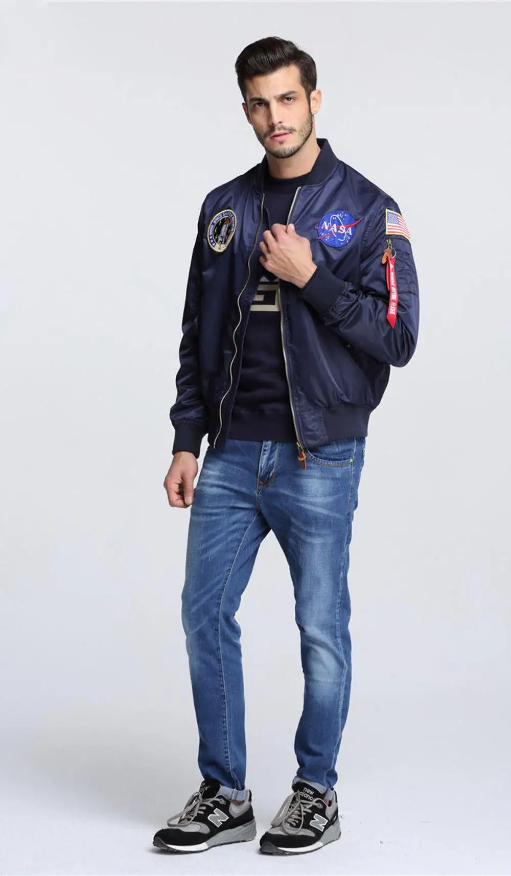 Custom Aviator Bomber Wholesale Fashion 2023 Men Winter Jacket From Clothing Manufacturers