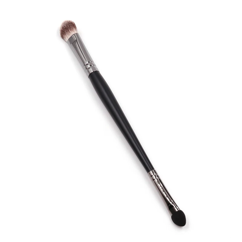 Private Hot wholesale new style 1pcs Double Sided Essential  OEM Makeup Brush Set with sponge