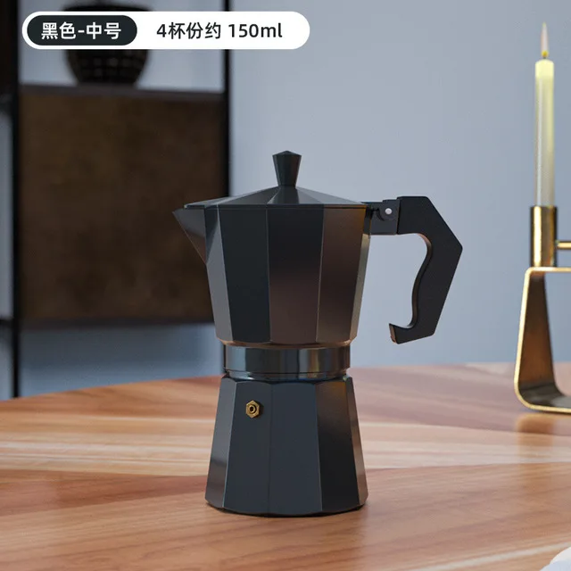 Stovetop Espresso Cafetiere Aluminium Coffee Mocha Moka Pot Espresso Cappuccino Coffee Maker