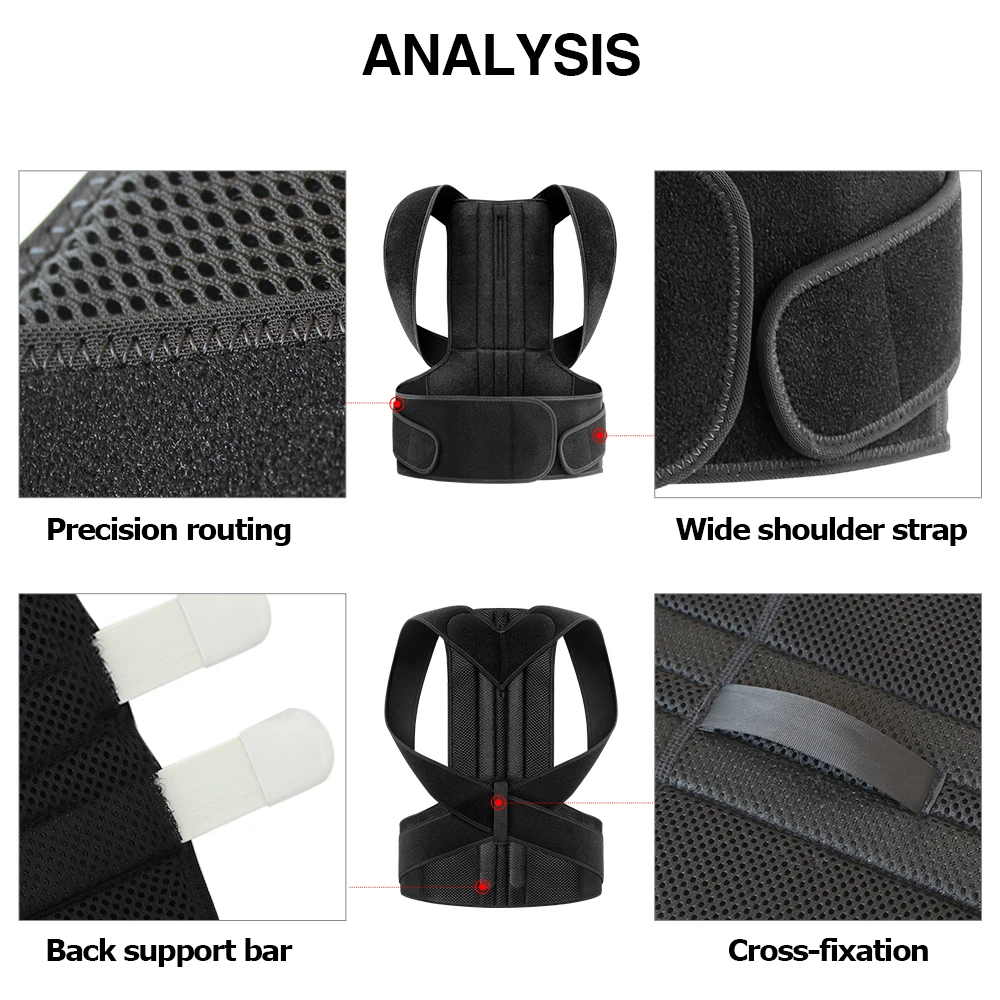 2023 Hot Selling Back Belt Steel Sheet Back Brace Posture Corrector Back Support