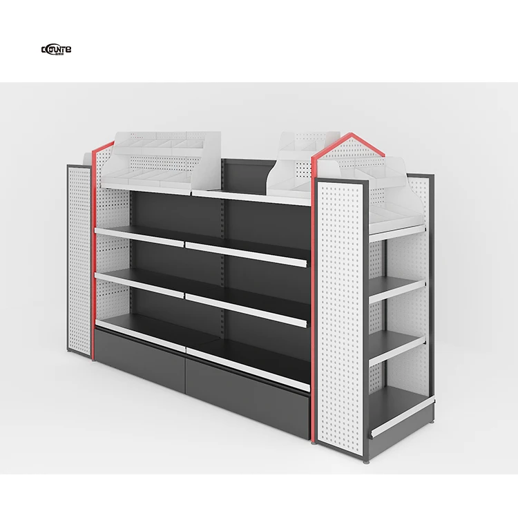 Customized Manufacturer Supermarket Convenience Store Single&Double-Sided Supermarket Shelves Pharmacy Shelves
