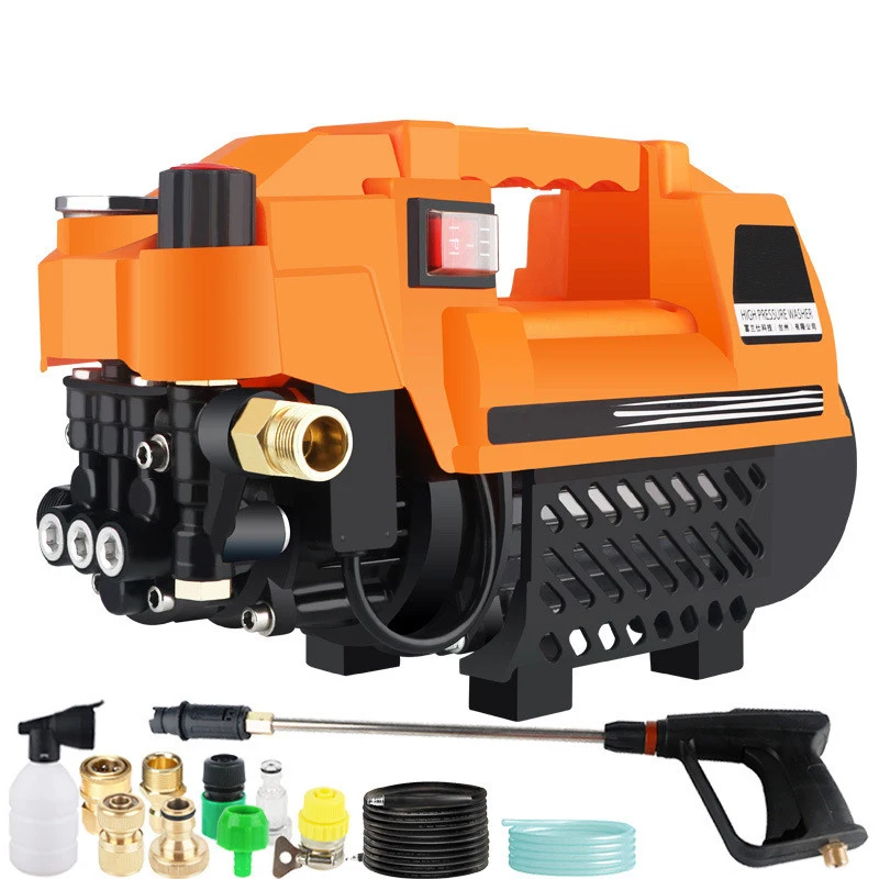 2800W High Pressure Washing Machine 110V/220V Car Washer Pump Water Gun Foam Generator Sprayer Cleaner Car Wash
