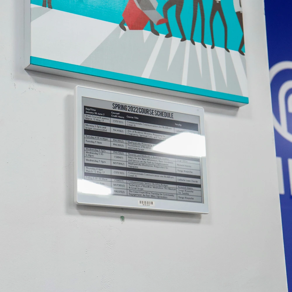 Business name signs for office digital door sign electronic shelf label