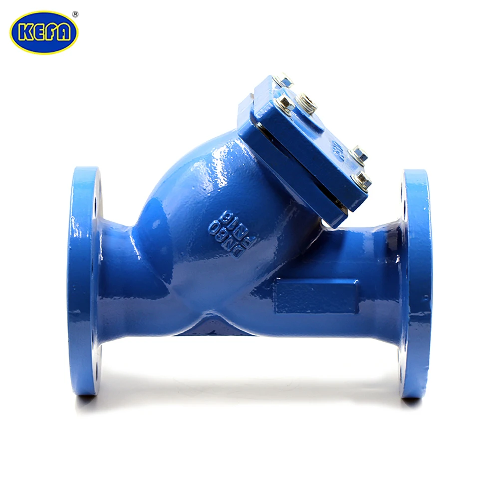 Ковкий чугун KEFA PN16 DN150 6in фланцевый фильтр для воды