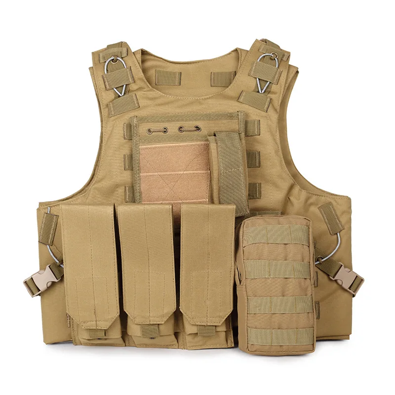 Tactical vest camouflage vest defensive outdoor combat bag equipment wholesale
