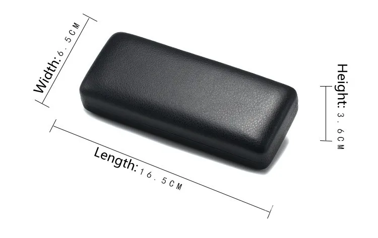 Wholesale optical glasses luxury sunglasses case custom logo eyeglasses packaging pu leather boxes square metal hard cases