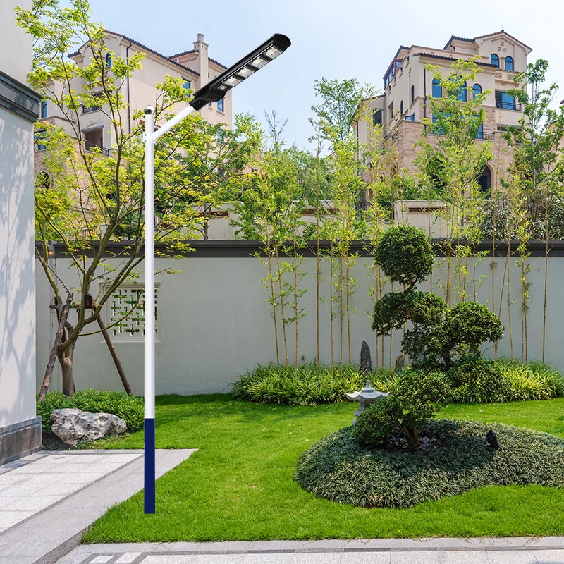 LIGHTSINCERE solar panel street light 120w outdoor commercial street light with auto dimming solar street light