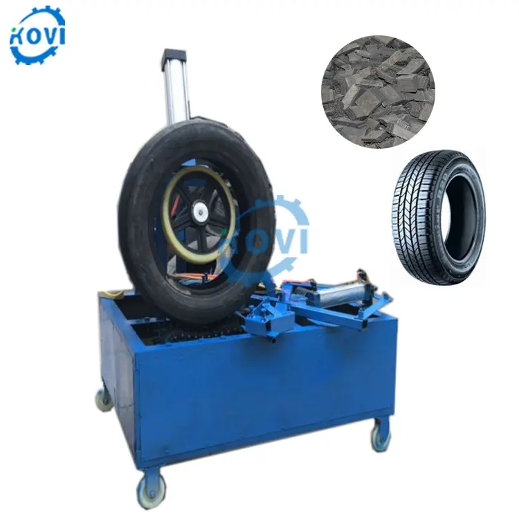 Мобильная машина для резки шин и резины, машина для переработки шин