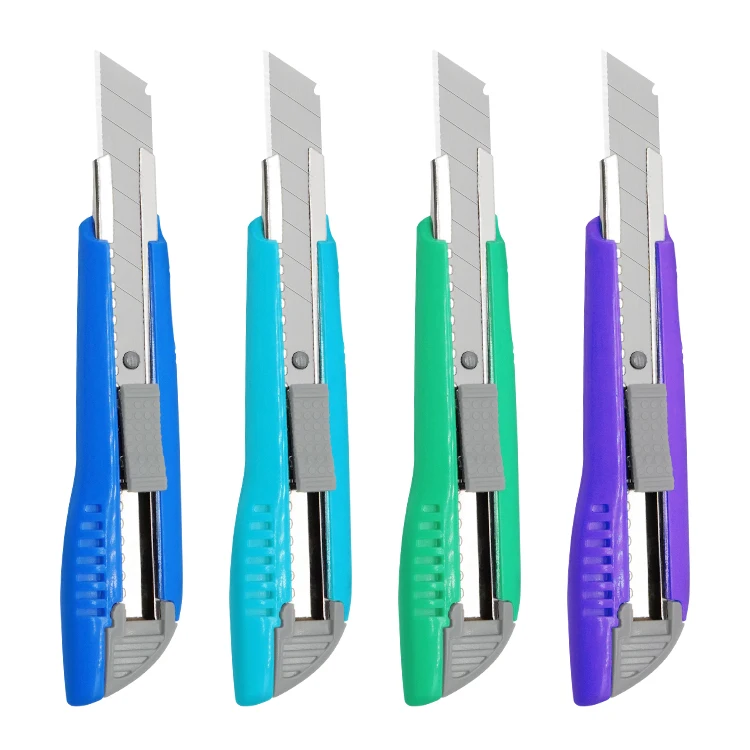 Hot Sale High Quality Professional Sliding Blade Knife Portable Auto Lock Paper Cutter 18mm Snap off Utility Knife