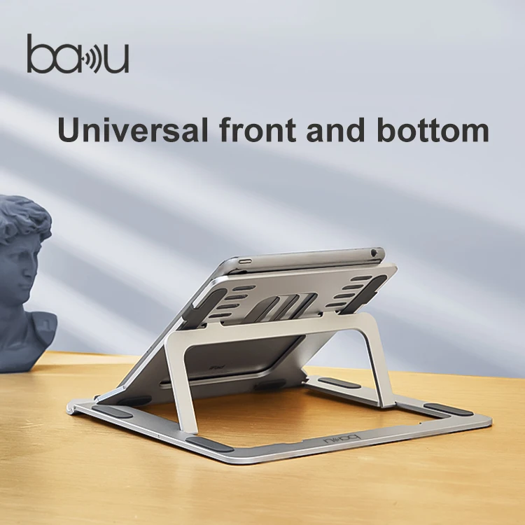 Hot sale Foldable Stainless steel laptop stands laptop stand adjustable monitor and laptop stand For Living