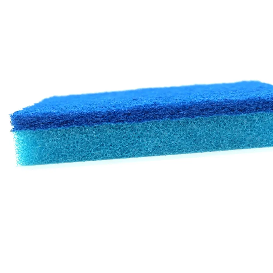 Wholesale Kitchen Cleaning scrub polyester Dish washing cleaning sponge