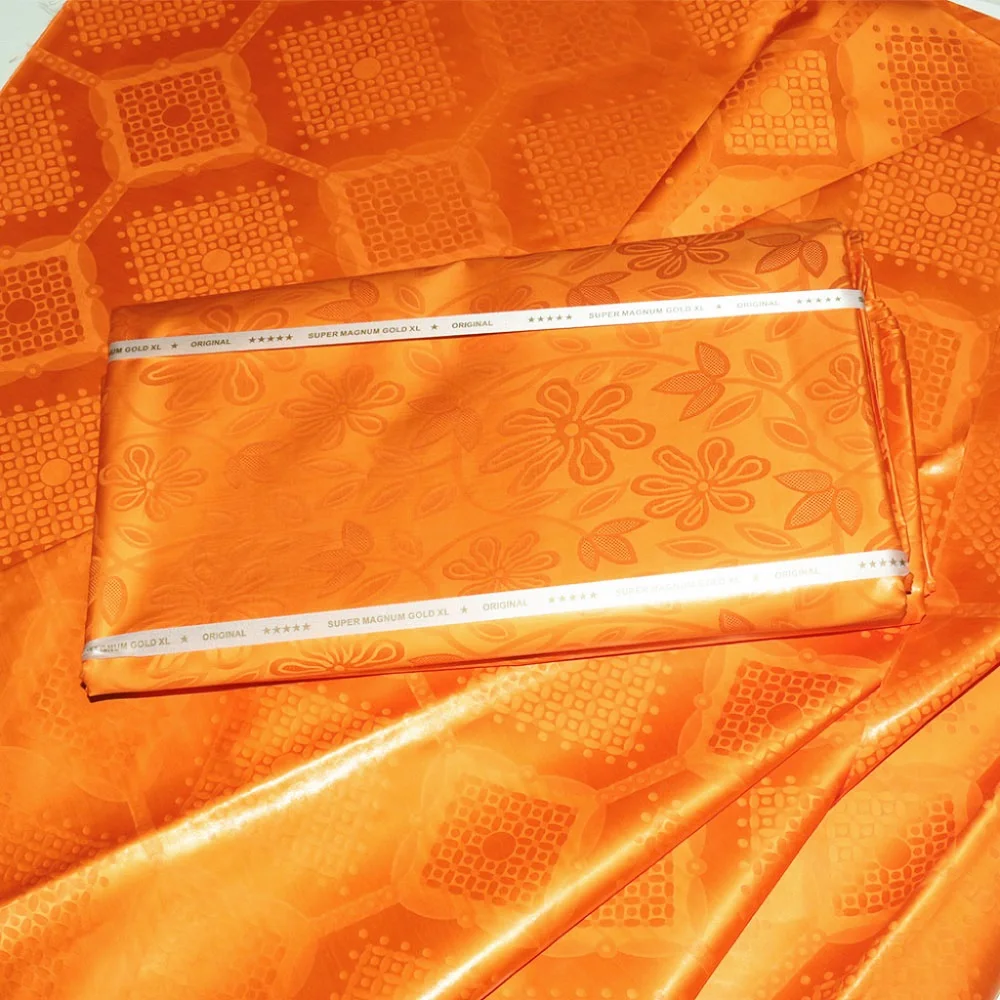 Wholesale Price Austria Cotton Textile Jacquard Bazin Riche Original Guinea Brocade Muslin Fabric Super Magnum Gold