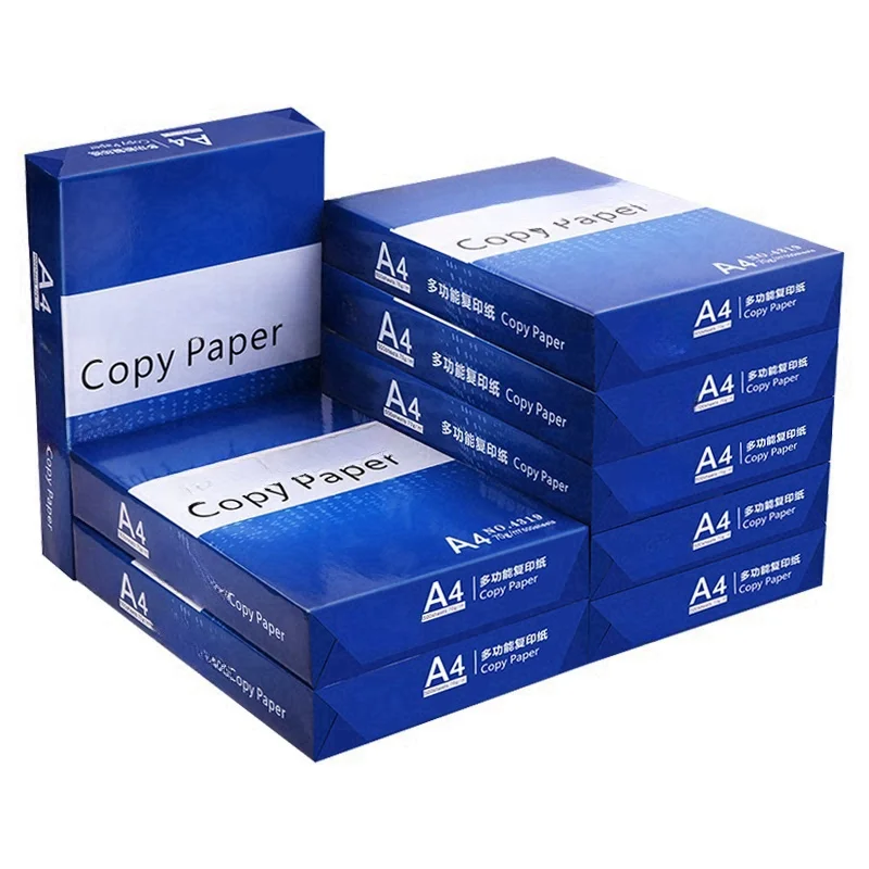 Стандартный Размер A4 офисная бумага 70gsm 80gsm копировальная