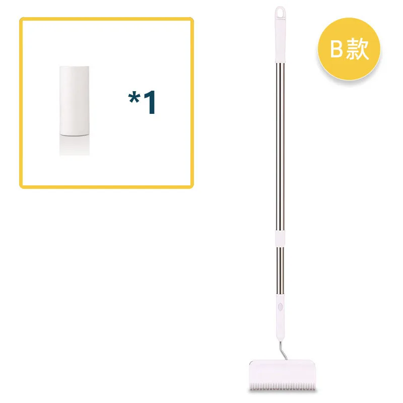 Выдвижной ролик с длинной ручкой липкий бумажный для пола коврик волос пылью клейкая щетка