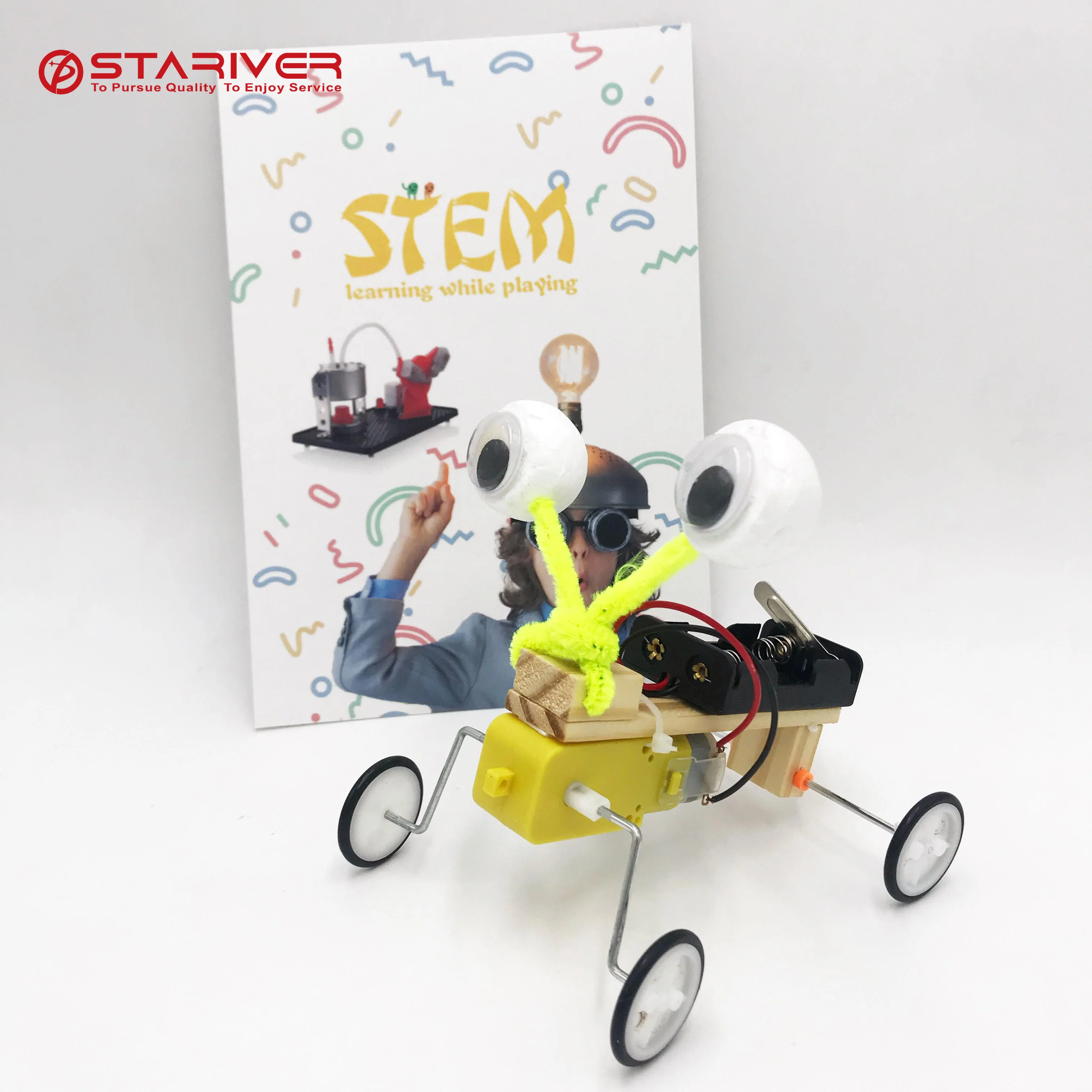 DIY Stem Toys Electric Reptilian Robot Educational Science Kits stem toys for kids