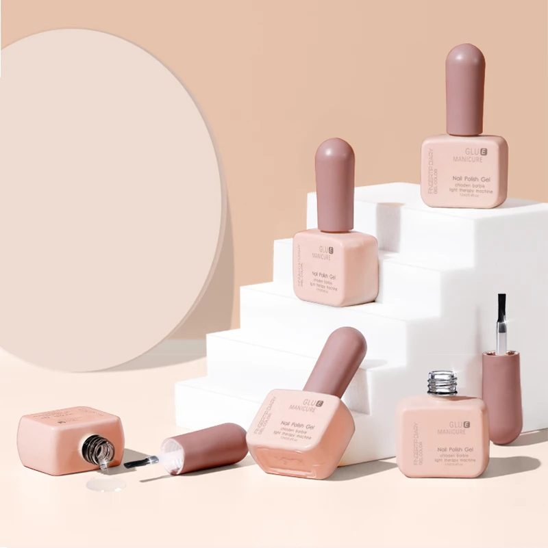 Wholesale Nail Gel Supplier OEM Bottles Private Label Colors Private Label Nail Polish Glue Nail Polish Uv Gel