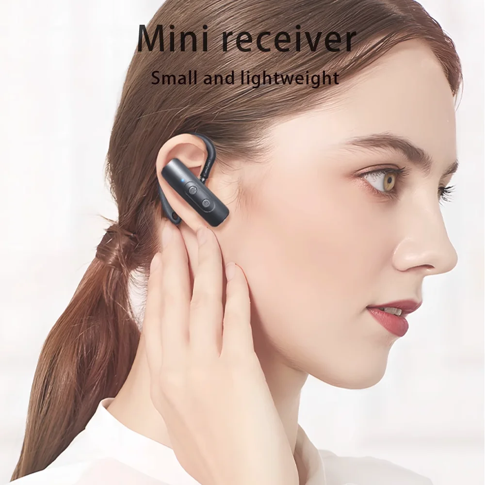 Mini 2.4 GHz whisper Audio  translation device tour guide headset  Ear-hook Receiver Radio System for Hajj and Umrah