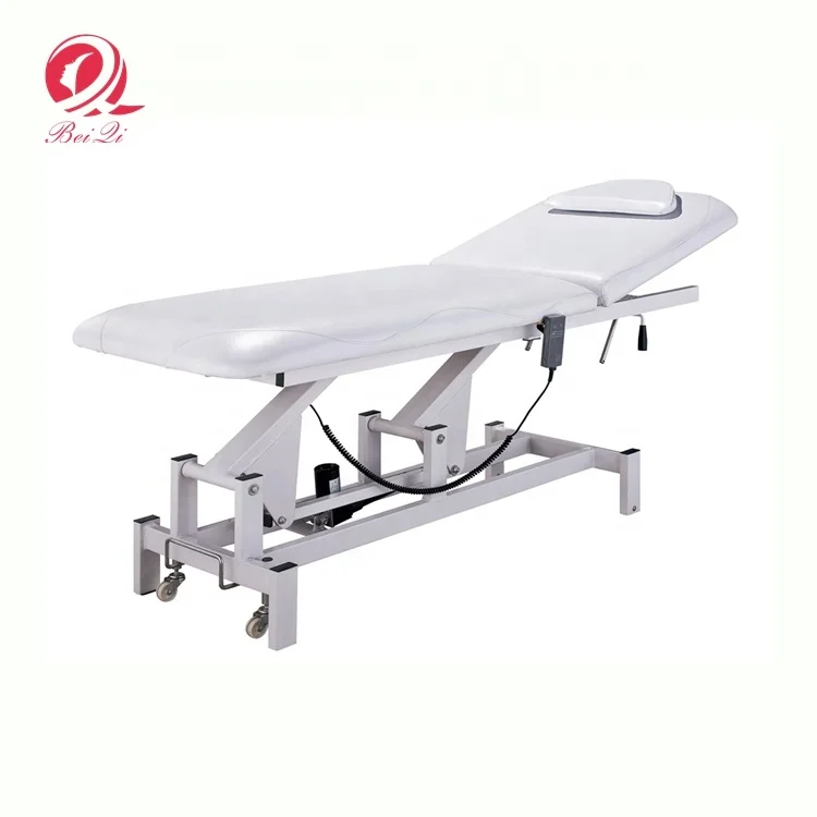 High quality body facial cosmetic electric spa table massage bed