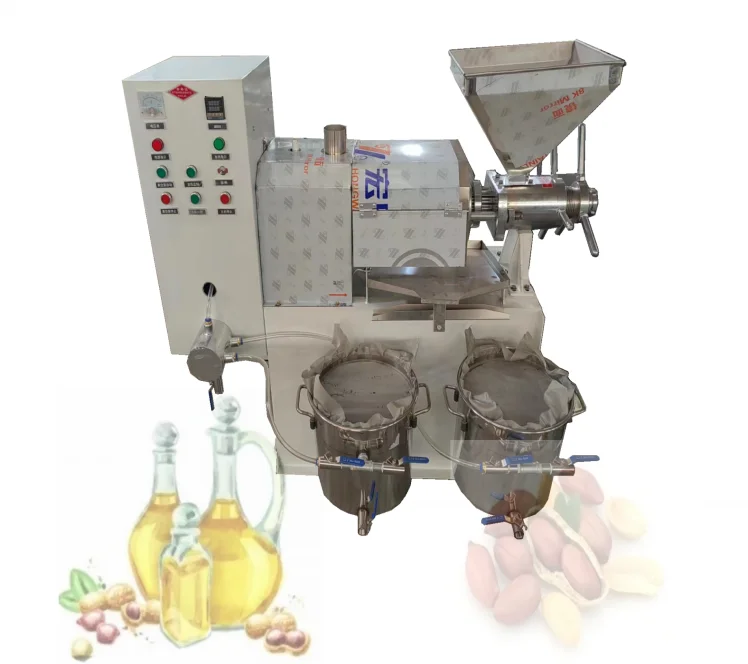 Automatic Cold Palm Kernel Sesame Canola Cotton Seed Almond Mustard Oil Extraction Pressing Machine