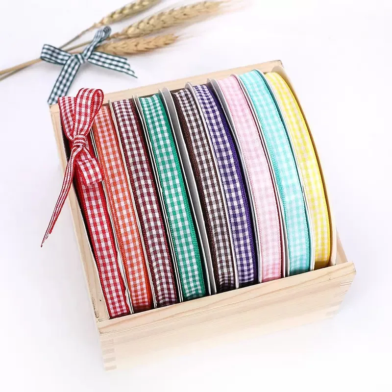 1cm Personalized Customize Logo Ribbon Grosgrain Decorative Ribbon Custom Ribbon With Gold Foil Logo For Gift Packing