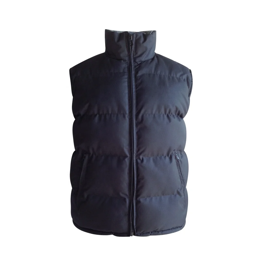 
OEM male waterproof clothing winter down waist coat for men body warmer vest 