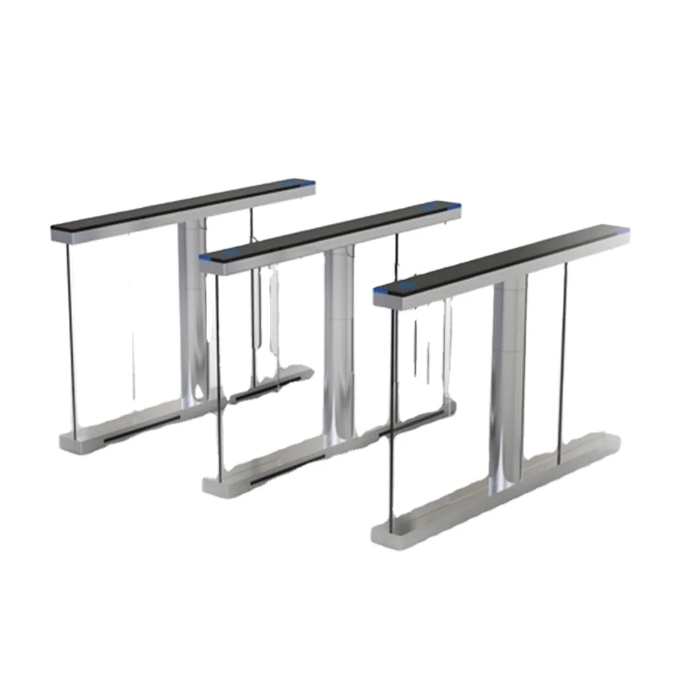 Waterproof Access Control Entrance Security Swing Stainless Steel Barrier Speed Gates for building with RFID