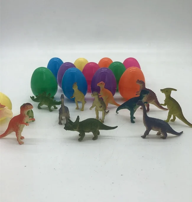 best sale factory selling plastic easter egg dinosaur Filled Easter Eggs for children
