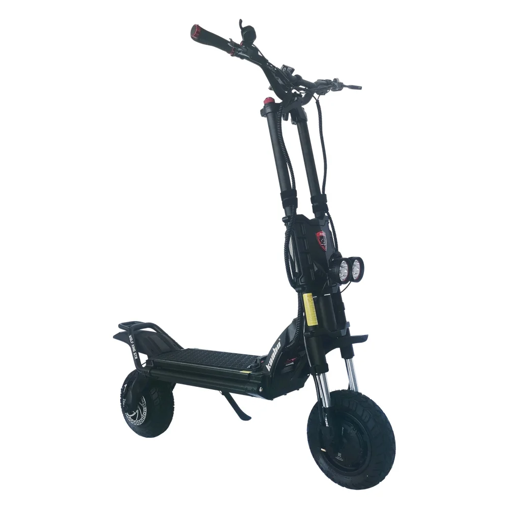 KAABO Wolf King GTR 12 Inch Electric Scooter 72V 35Ah 2000Wx2 Sine Wave TFT Display Skateboard Powerful Adult Foldable