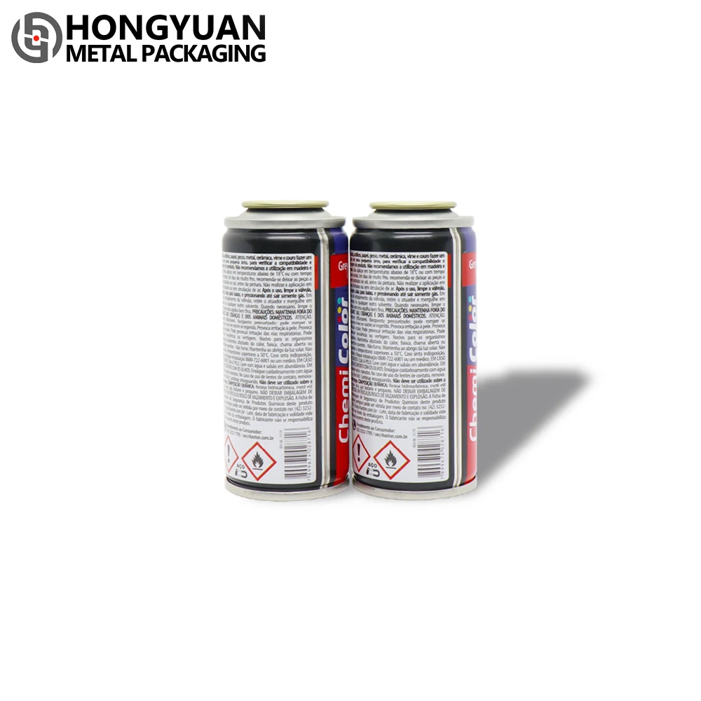 OEM Dimensions Manufacturers  45MM Can Refill Spray Bottle Metal Tin Aerosol Can customize products Hongyuan metal pack OEM products OEM products