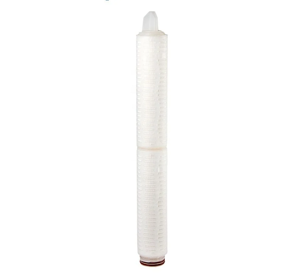 20 Inch 0.22 umPP Pleated Filter Cartridge sterile filtration equipment For plating solutions in electronic industry
