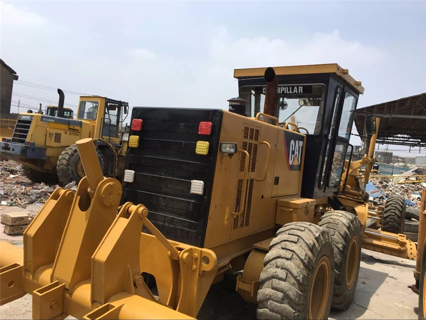 Used Japan Cat 14H Motor Graders Second Hand Caterpillar Grader 14 for Sale