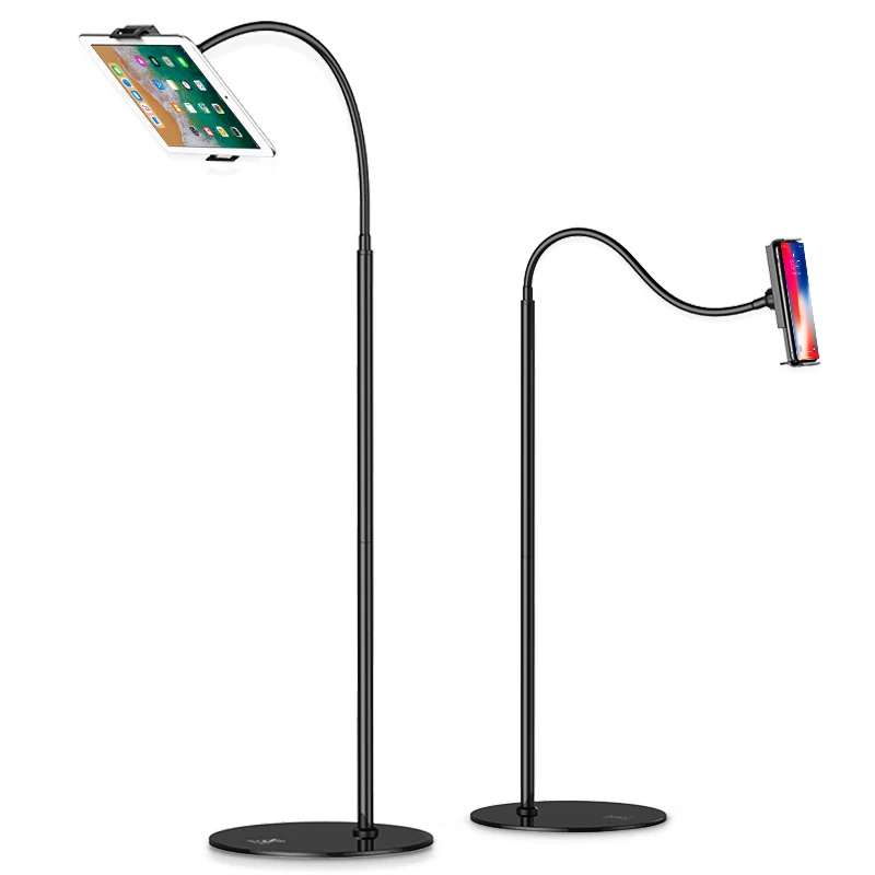 Floor Bedside Mobile Phone Holder Portable Design For Ipad Stand Holder Tablet Holder Floor Stand