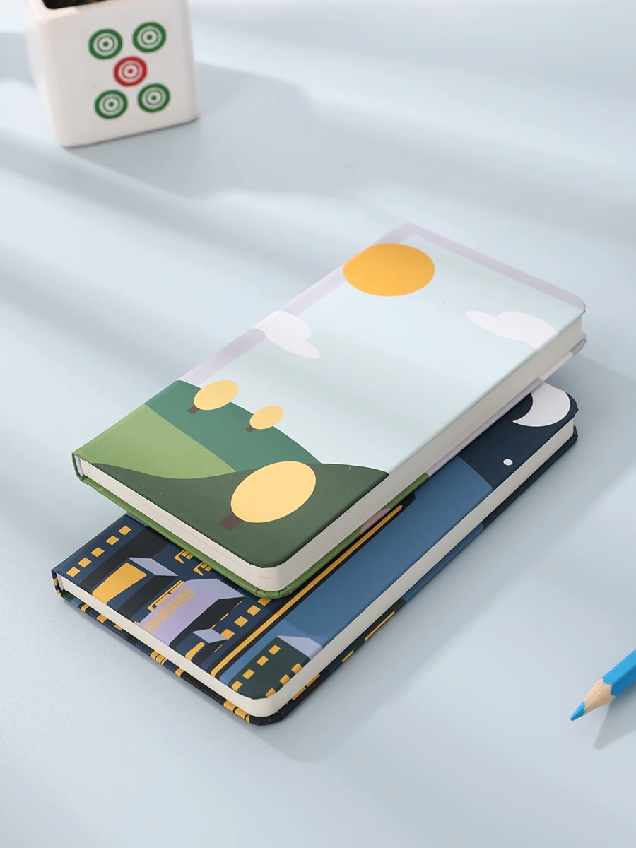 Customize Cartoon Cute Cover Daily Weekly Plan Pu Leather Yearly Planner Notebook