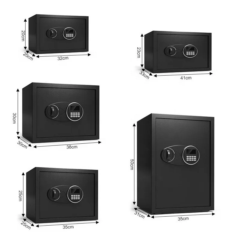 Hot Large Digital Electronic Safe Box Keypad Lock Security Home Office Black