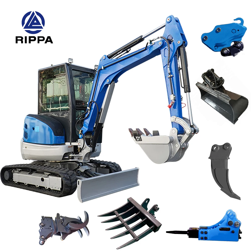 CE Euro 5 EPA Approved Widely Used Mini Excavator 2 T 3 Ton Digger Excav Factory Seller