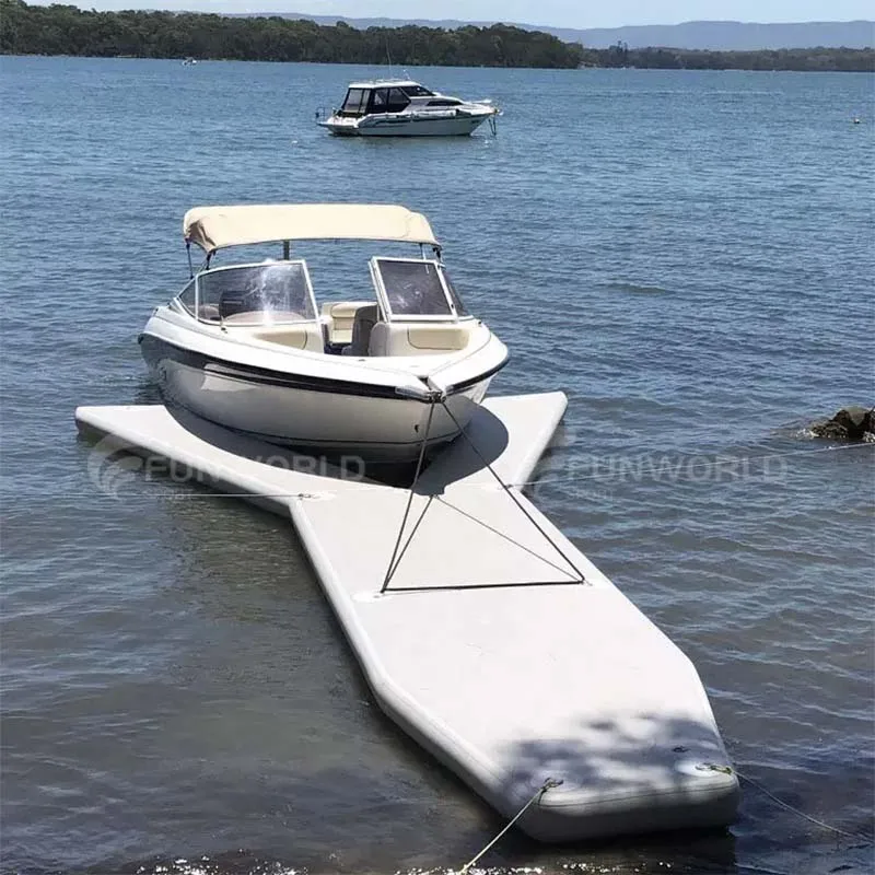 Dwf Floating Jet Ski Platform Moto Boat Station Inflatable Pontoon Dock Y For Yacht