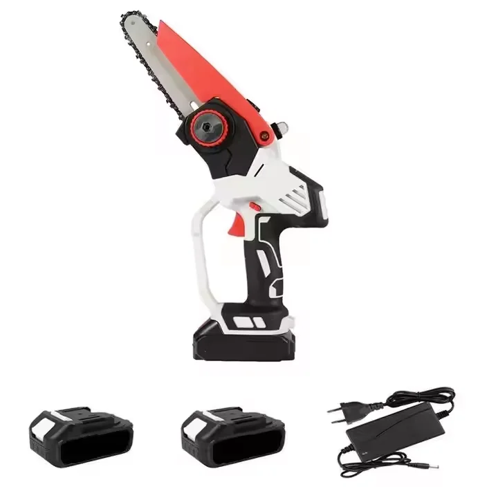 DIY Cordless Power Saws Electric Chain Saw One-Hand Portable Lightweight Mini Battery Chainsaw