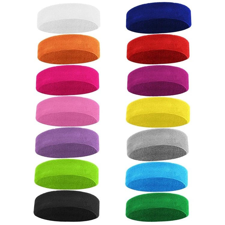 Cotton terry cloth zipper sweatband wristband with pocket for sport