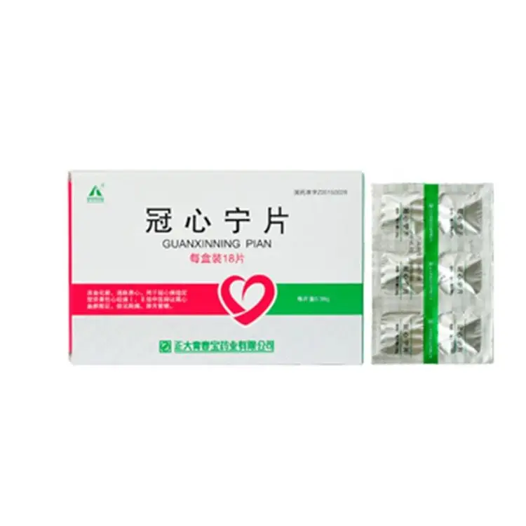 
Chinese herbal medicine guanxinning tablets products for coronary heart disease 